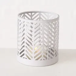 Windlicht Dunvilla 8cm grau