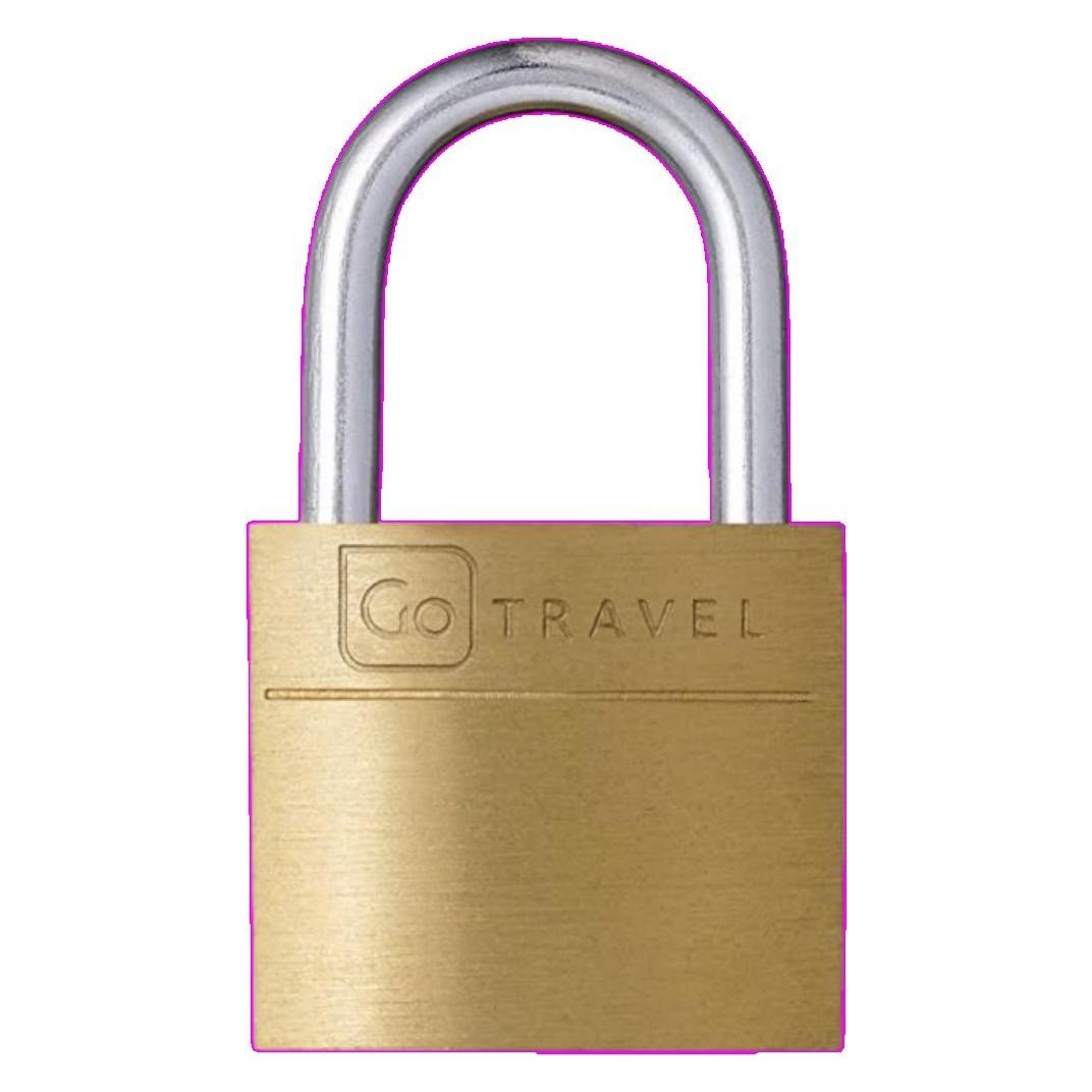 Go Travel Two Brass Suitcase Padlocks Vorhängeschloss Vorhängesch 2 Stk (GO171/99)