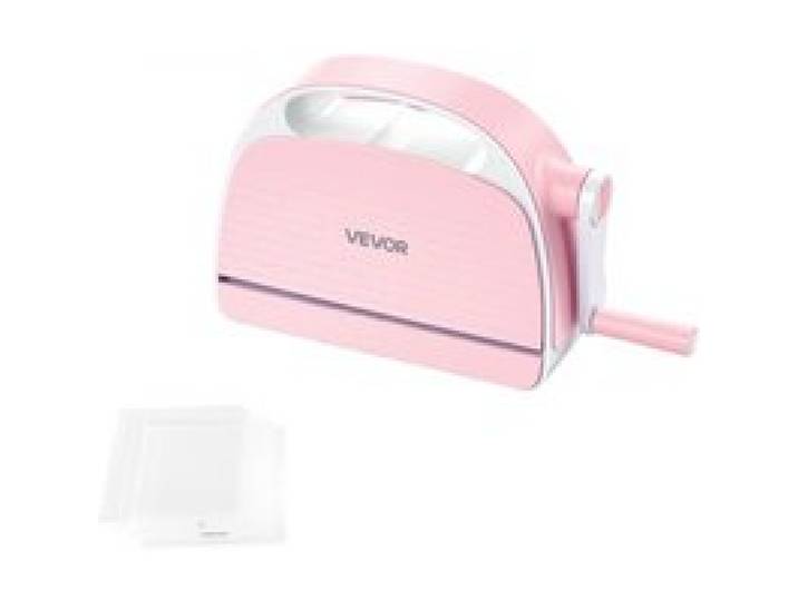 VEVOR Machine de Découpe et de Gaufrage Manuelle, Ouverture 152 mm, Machine à Découper Portable avec Plaques de Découpe, Poignée Ergonomique, pour Loisirs Créatifs, Scrapbooking, Cartes et Bricolage