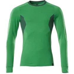 MASCOT Herren Langarmshirt Grasgrün / Grün XL - 18381-959-33303-XLONE - Grasgrün / Grün