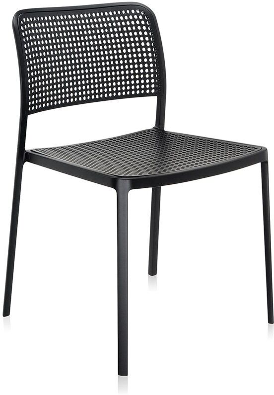 Kartell Audrey Stuhl (schwarz / schwarz) schwarz / schwarz