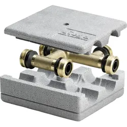 Viega Kreuzungs-T-Stück mit SC Raxofix 5349 in 20mm x 20mm x 20mm Messing