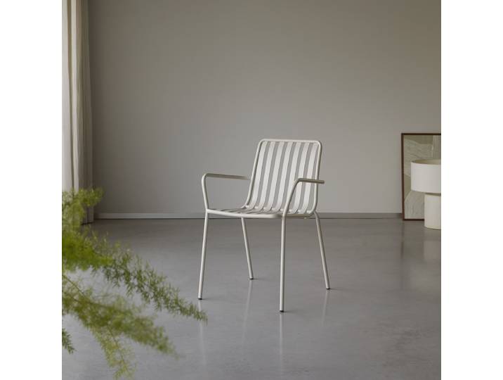 Sessel Cream aus Metall Gaby - Beige - Metal