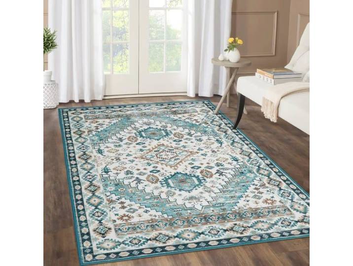 Tapis chambre scandinave 200x290 cm pour chambre salon corridor cuisine vert