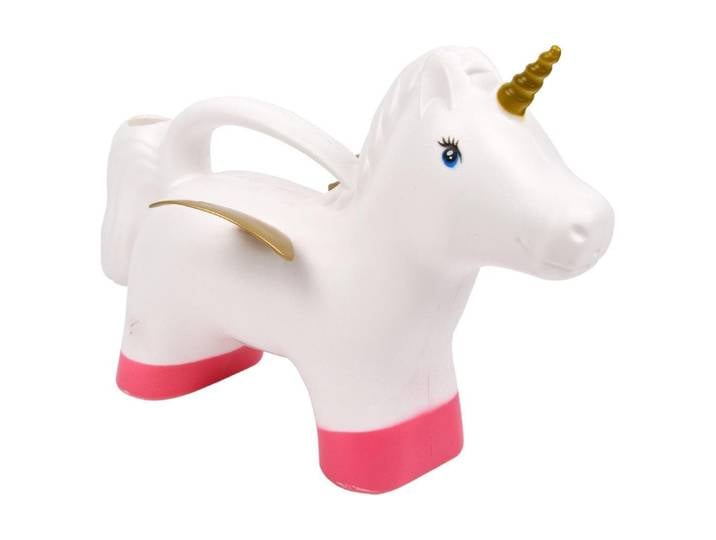 Giesskanne ESSCHERT DESIGN Giesskanne Einhorn , gold (goldfarben), Kunststoff, Giesskannen, Giesskanne