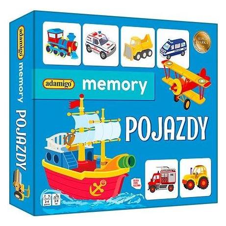 Adamigo Memory game - vehicles (Polnisch, 2 - 4 Spieler) (7257)