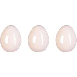Osterei CREATIV HOME "PEARL EFCT", rosa, H:13cm Ø:11cm, Keramik, Dekofiguren, Osterei, Frühjahrsdeko aus Keramik, mit glänzender Oberfläche