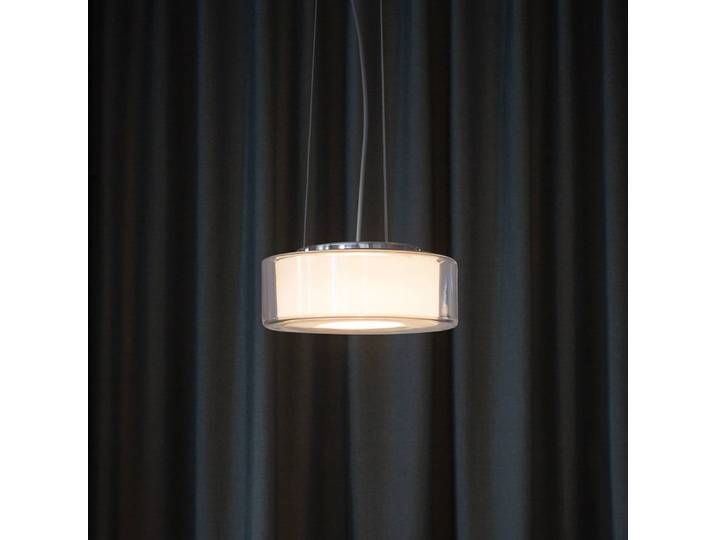 Serien Lighting Hängeleuchte Curling M, dimmbar, klar / transparent, für Wohn- / Esszimmer, Glas, Design