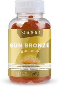Sanon Sun Bronze Gummies 60 Gomas Laranja.