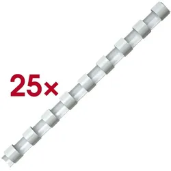 Fellowes Plastikbinderücken 6 mm weiß