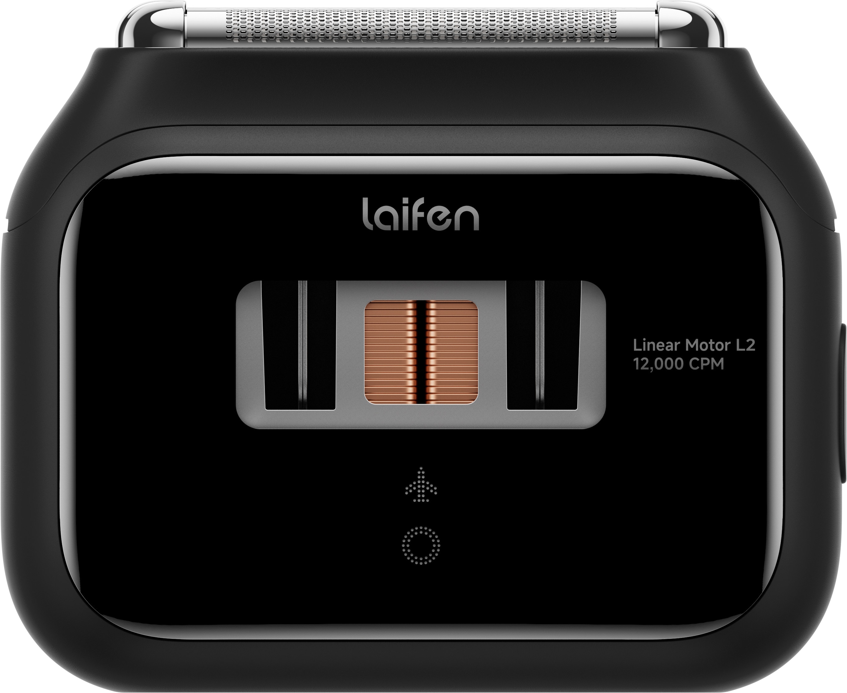 Laifen P3 Elektrorasierer mit 3-Klingen-System & Dual-Linearmotor - IPX7 Nass- & Trockenrasierer, USB-C, Reisetasche, schwarz
