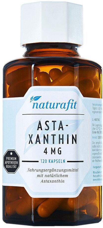 Naturafit Astaxanthin 4 mg Kapseln 120stk