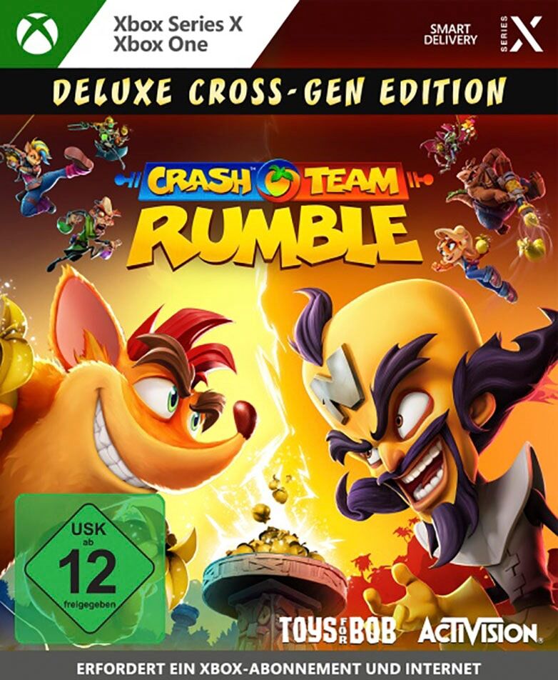 ACTIVISION BLIZZARD Spielesoftware "Crash Team Rumble - Deluxe Edition", bunt (weiß, neutral), Xbox One, Spielesoftware, Spielesoftware