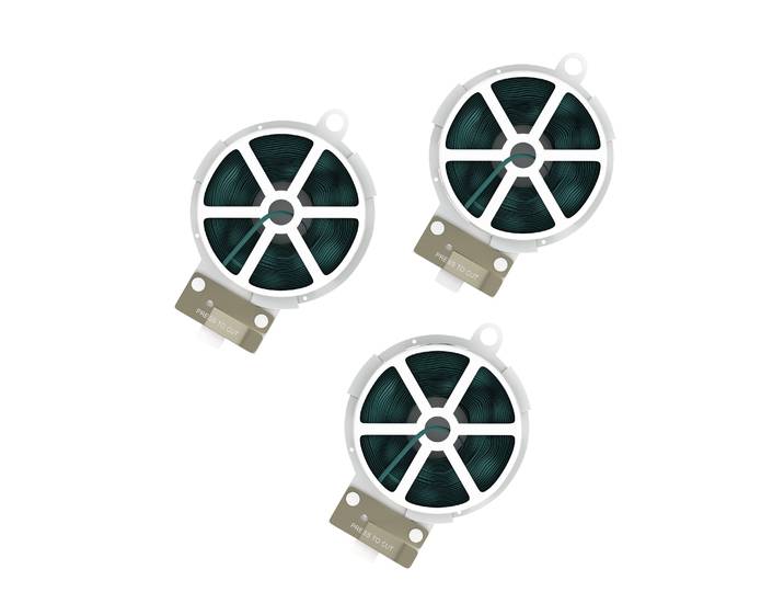 Bindedraht Eisen beschichtet mit Cutter 1.5 mm/50 m 3er Set grün