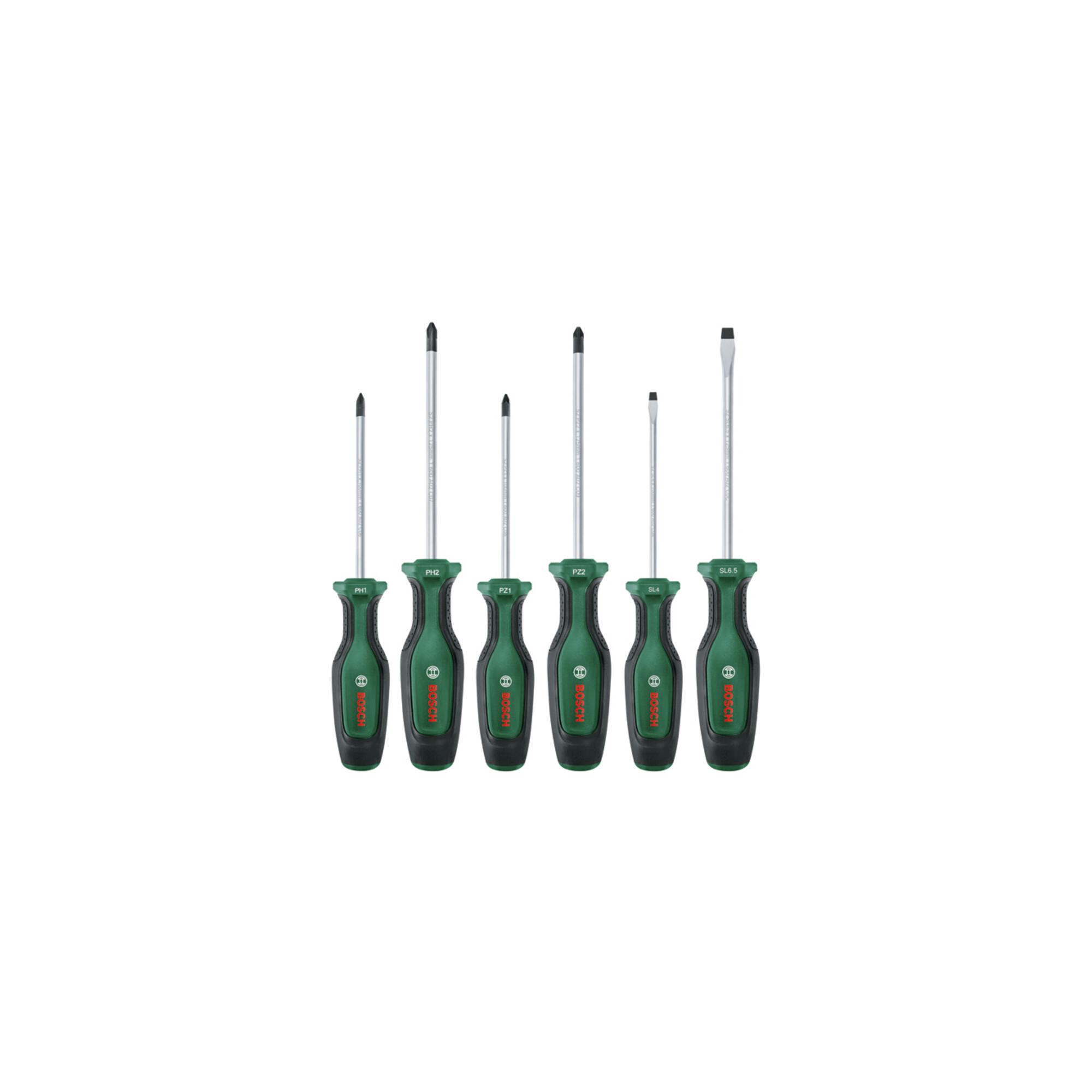 BOSCH Handwerkzeuge Schraubendreher-Set, 6-tlg. (1600A02BX7)