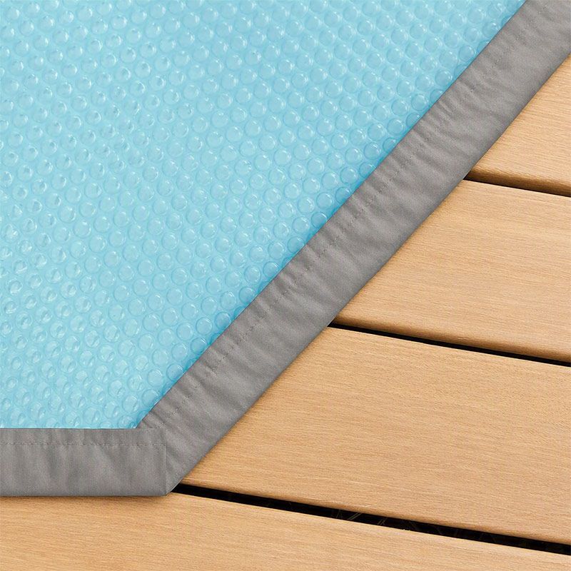Bâche à bulles luxe SolGuard pour piscine bois Ubbink octogonale - Sunwater 3,60m octogonale