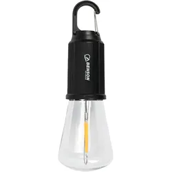 LED Campinglampe mit Clip-Haken, schwarz: 100lm, Akku, praktischer Aufhänger – mobile Beleuchtung für Camping- und Outdoor-Abenteuer