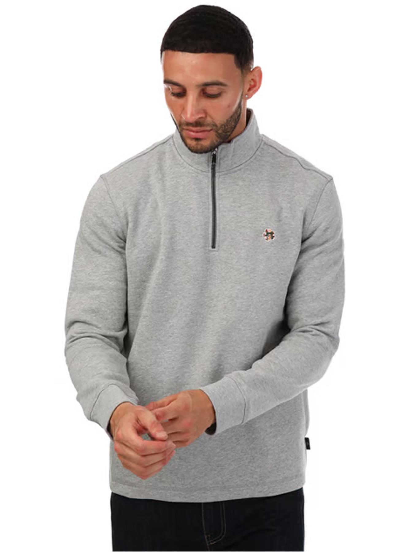 Ted Baker | Herren Sweatshirt mit halbem Reißverschluss - Kilbrn