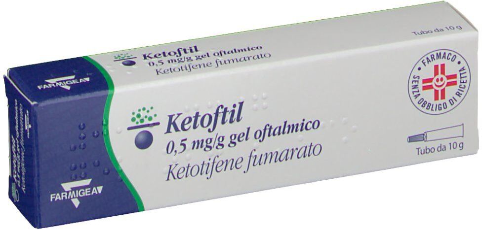 POLIFARMA SpA Ketoftil 0,05% Gel Oftalmico, 10 g