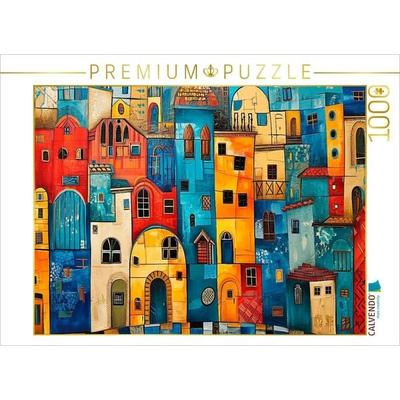 CALVENDO Puzzle Urbanes Farbenspiel | 1000 Teile Lege-Größe 64x48cm Foto-Puzzle für glückliche Stunden