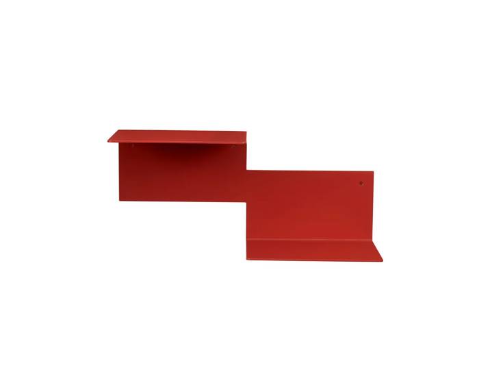 Warm Nordic Repeat Wandregal Rusty red, links