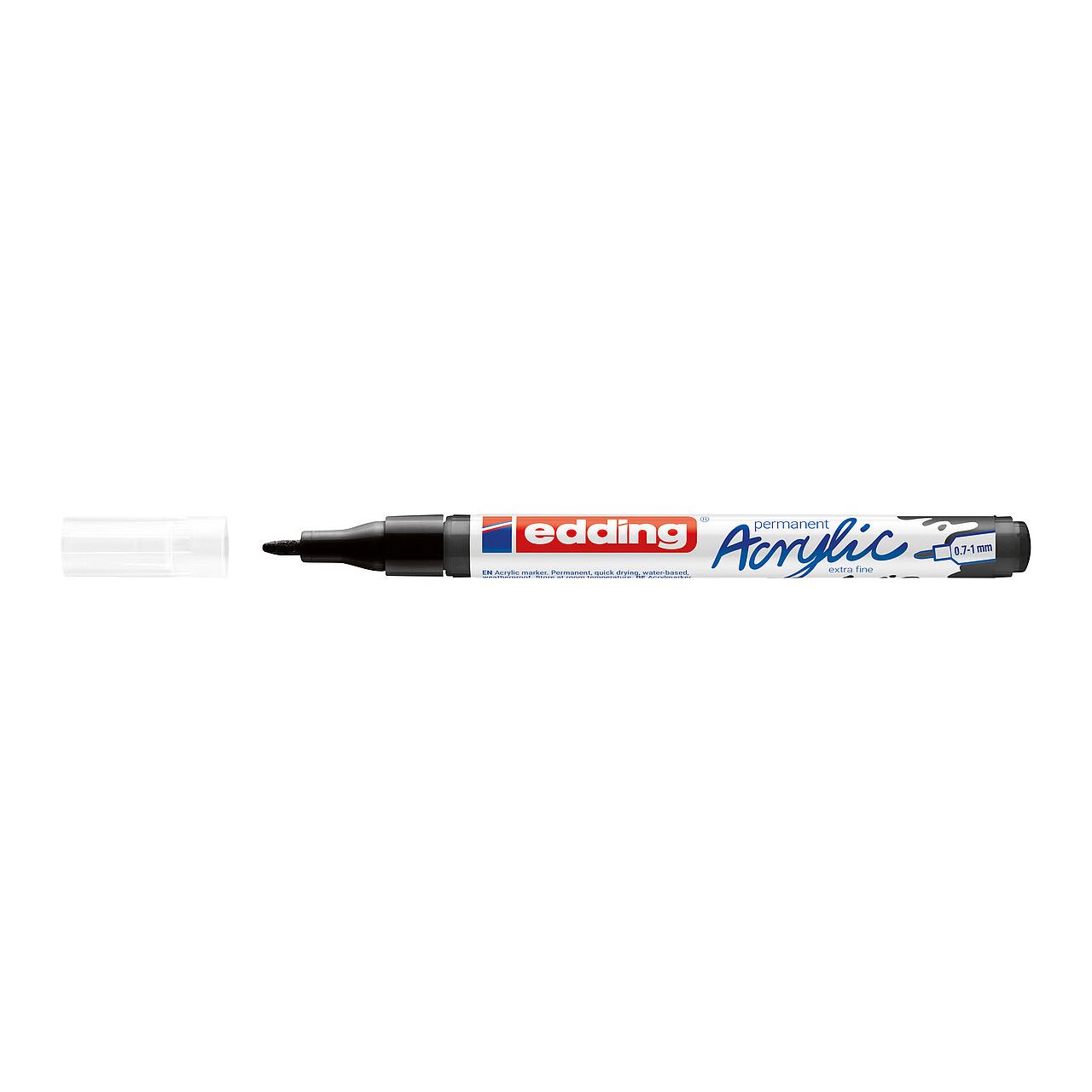 edding 5500 Acrylstift schwarz 0,7 - 1,0 mm, 1 St.