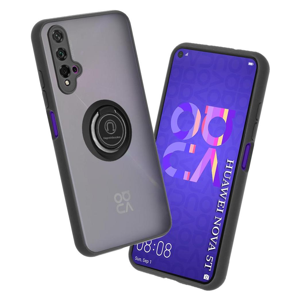 Techsuit - Glinth - Huawei nova 5T / Honor 20 - Black (Huawei Nova 5T) (56337003)