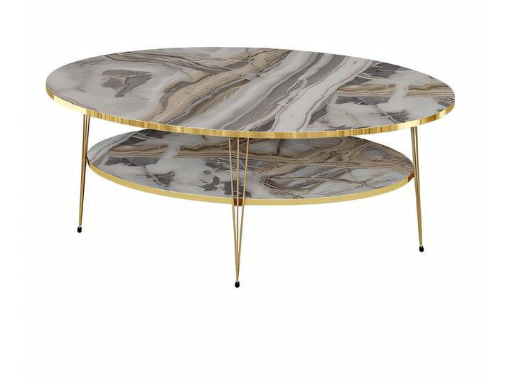 JVmoebel Couchtisch Mehrfarbiger Holz-Couchtisch mit modernem Design (Packung), Made in Europe