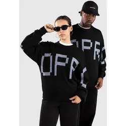 No Problemo Gradient Strickpullover black Gr. L
