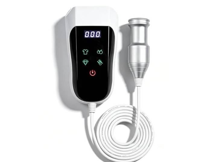 jcwwolk Haushalts Ultraschallreiniger, Mini Tauchmaschine Mit Ultraschallreinigung, Frequenz 60kHz, Mit 4 Level Zyklus Timer (120-900s), Zur Reinigung Von Obst, Gemüse, Geschirr, Kleidung, Gläser