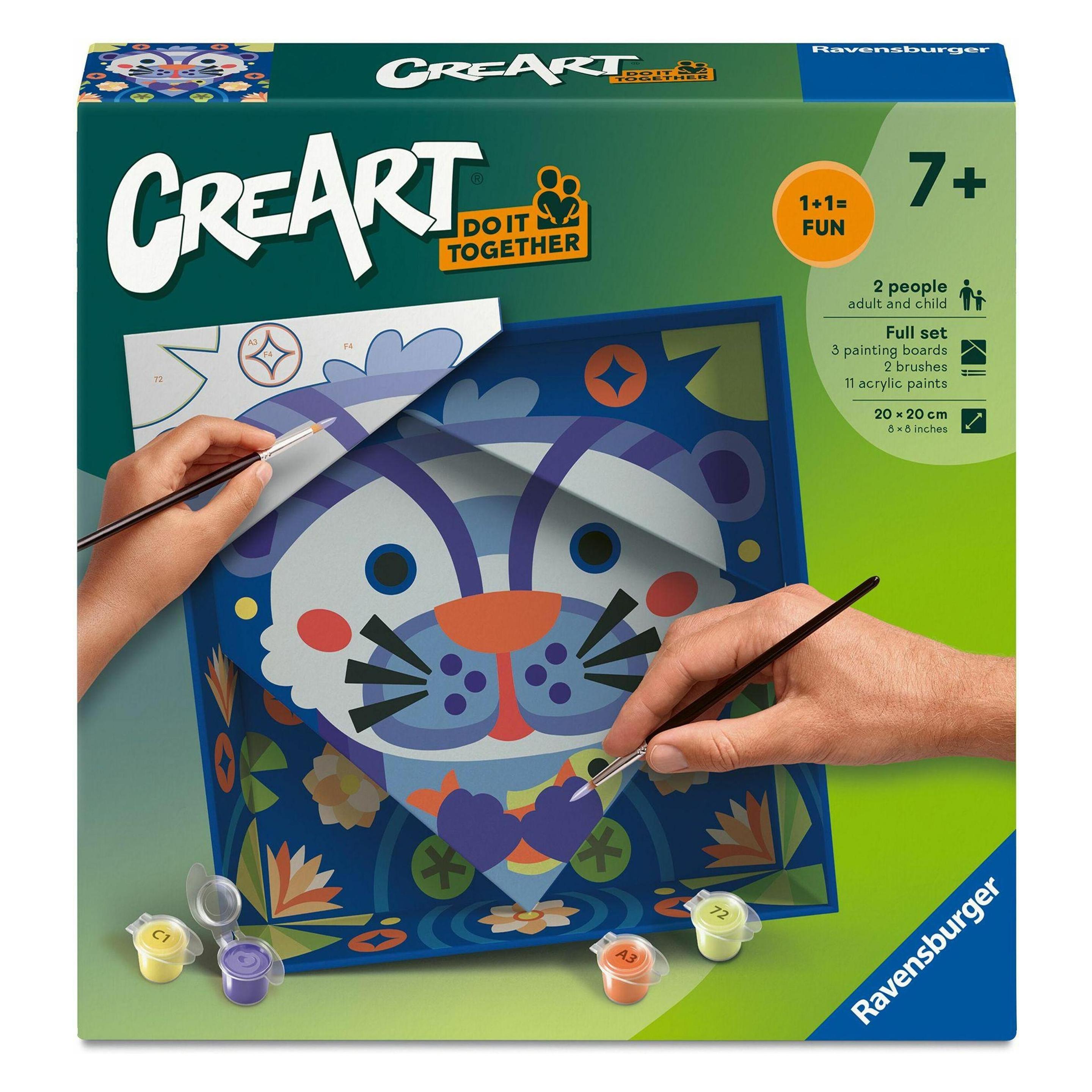 Ravensburger CreArt Do it together - Malen nach Zahlen - Otter (12023154)