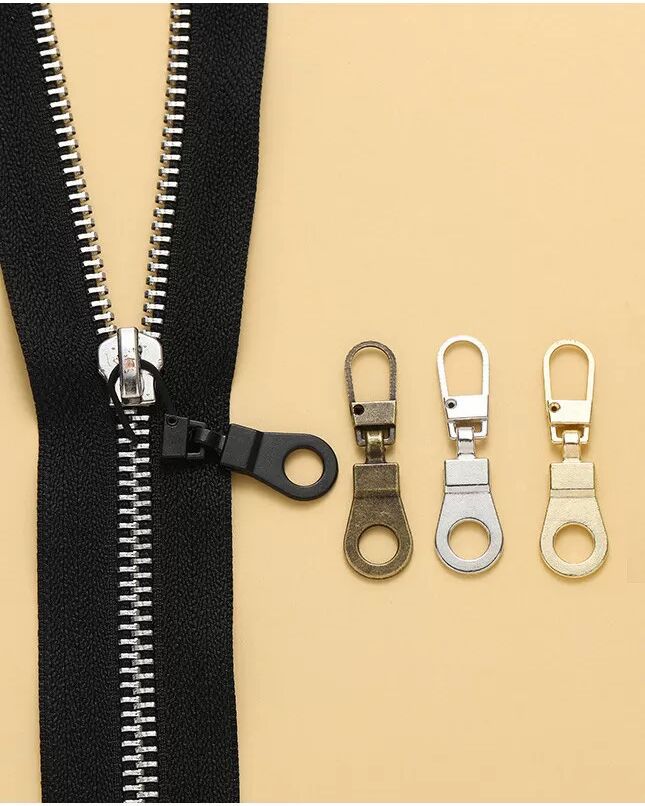INF Abnehmbarer Ersatzreißverschluss zur Reparatur, 10er-Pack Schwarz
