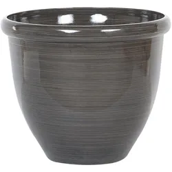 BLUMENTOPF dunkelbraun rund 44/44/38 cm Tesalia