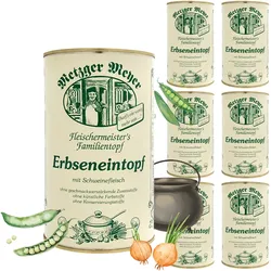 Metzger Meyer Erbseneintopf mit Schweinefleisch 6 x 1,2L