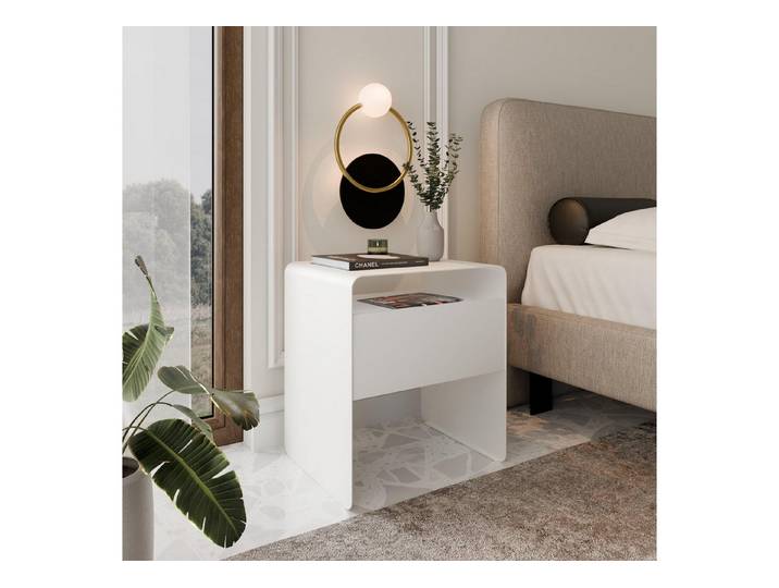 Design Möbel Nachttisch Nachttisch SOHO aus Metall – 45 x 35 x 50 cm