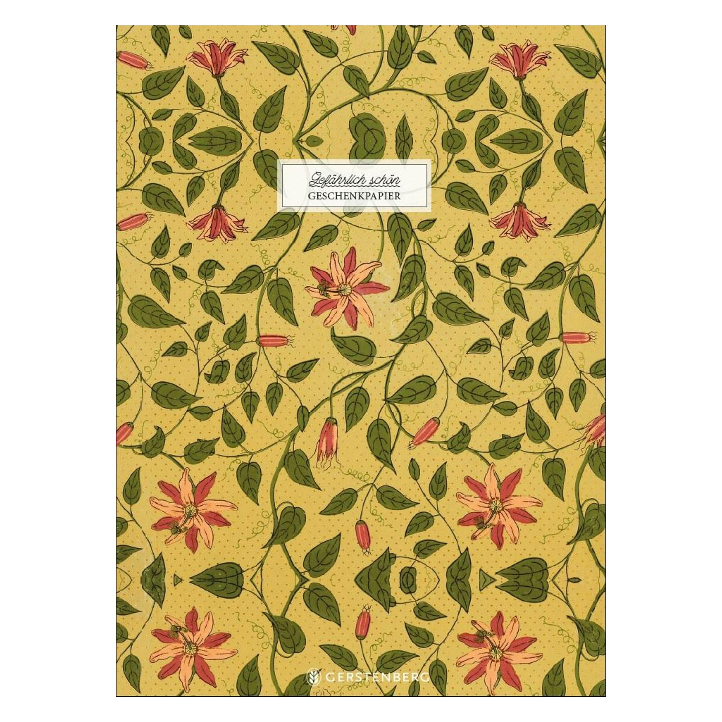 Gerstenberg Gefährlich schön Geschenkpapier-Heft,Bl (10x) (34255263)