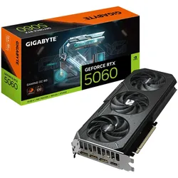 GIGABYTE GeForce RTX 5060 GAMING OC 8G Grafikkarte - 8GB GDDR7, 128bit, PCI-E 5.0, 2595 MHz Kerntakt, 3 x DisplayPort, 1 x HDMI, GV-N5060GAMING OC-8GD