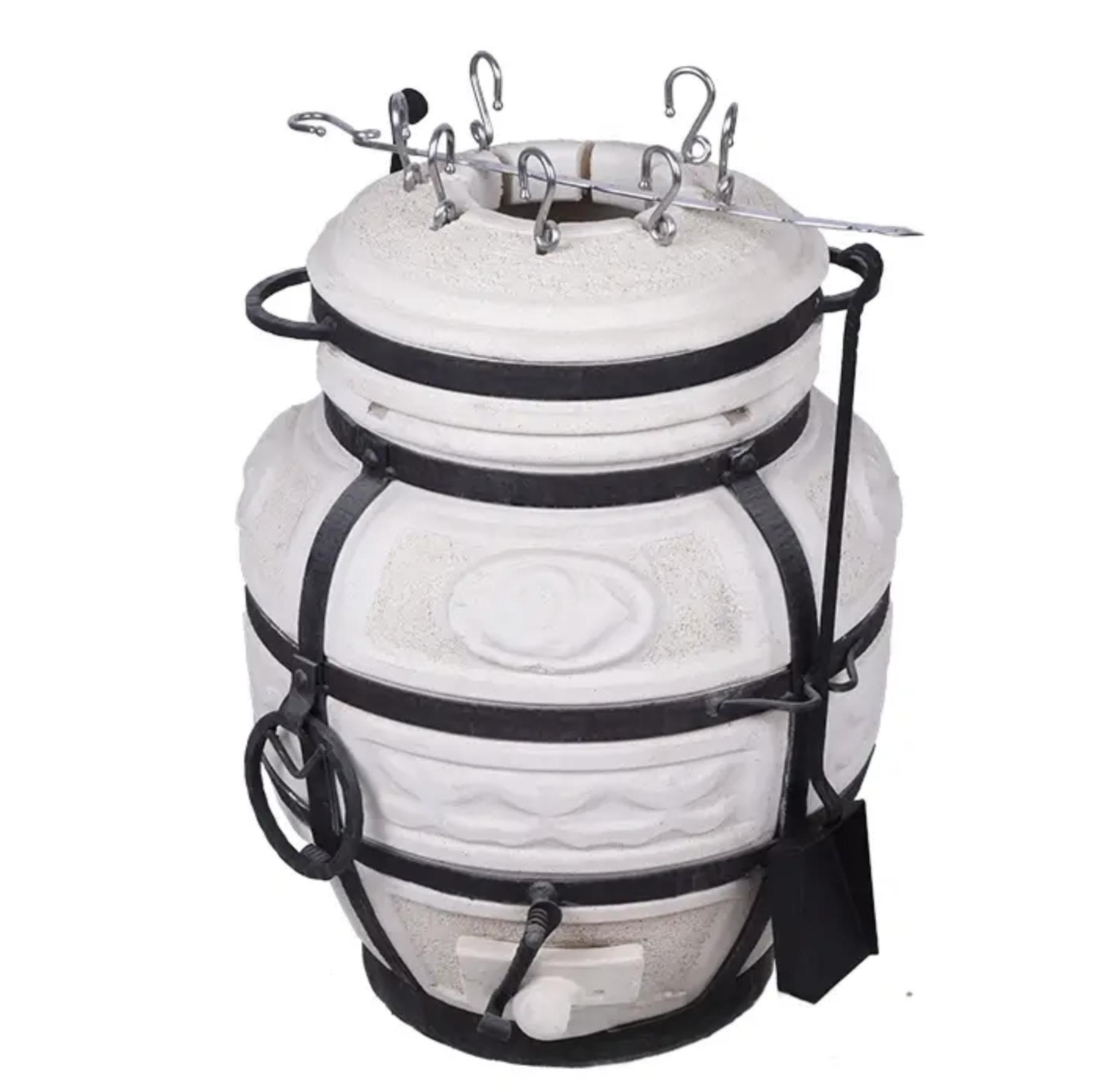 Tandoori Ofen "Jäger" : Jäger mit Klappdeckel ohne Untergestell Tandoor Variante: Jäger mit Klappdeckel ohne Untergestell