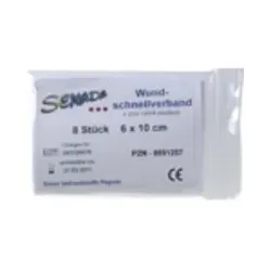 SENADA Wundschnellverband 6x10 cm 8 St