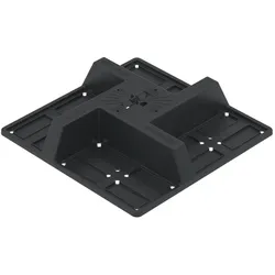 OBO 5403391 Universal-Standfuß Ballastieren, Steine bis 6 cm Acrylnitril-Styrol-Arcylester schwarz UniBase 6  - 16 Stück