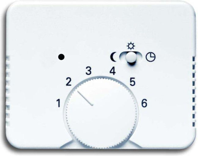Busch-Jaeger Rosace centrale stws brillante régulation température avec réduction nocturne 1795-24G (2CKA001710A3561)