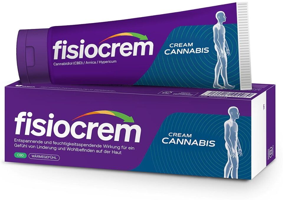Fisiocrem Cream Cannabis zur Pflege der Haut, mit Wärmeeffekt 200ml