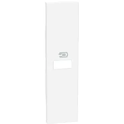 Legrand KW11C LivingNow Abdeckung 1-modulig für USB-Ladesteckdose, 1 USB-Buchse, Farbe White