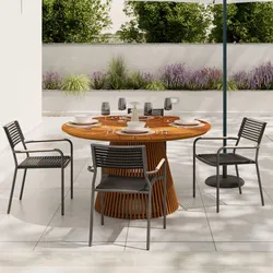 Gartentisch Santorin Naturfarben Teakholz