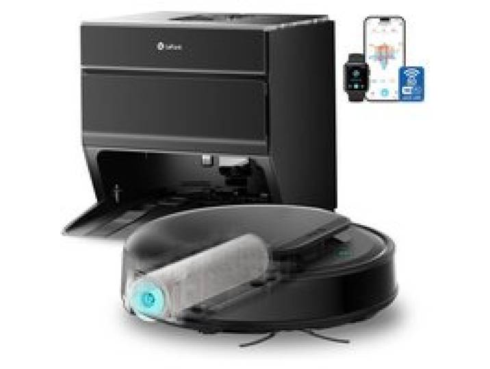 Lefant M5 Aspirateur Robot Laveur - 18000 Pa - Nettoyage Automatique Instantané Station auto‑vidage - Anti-Enroulement - Alexa/WIFI