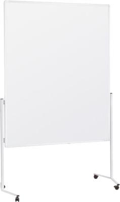 Magnetoplan Moderationstafel, fahrbar, 3 Oberflächen zur Auswahl, standfest, weiß