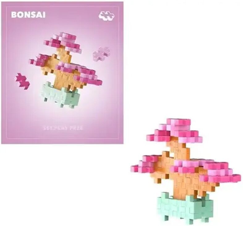 Pop Plante 50 pcs Bonzaï rose - Plus Plus
