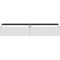 Ideal Standard Waschtischunterschrank Conca, 2 Auszüge, ohne Platte, Weiß