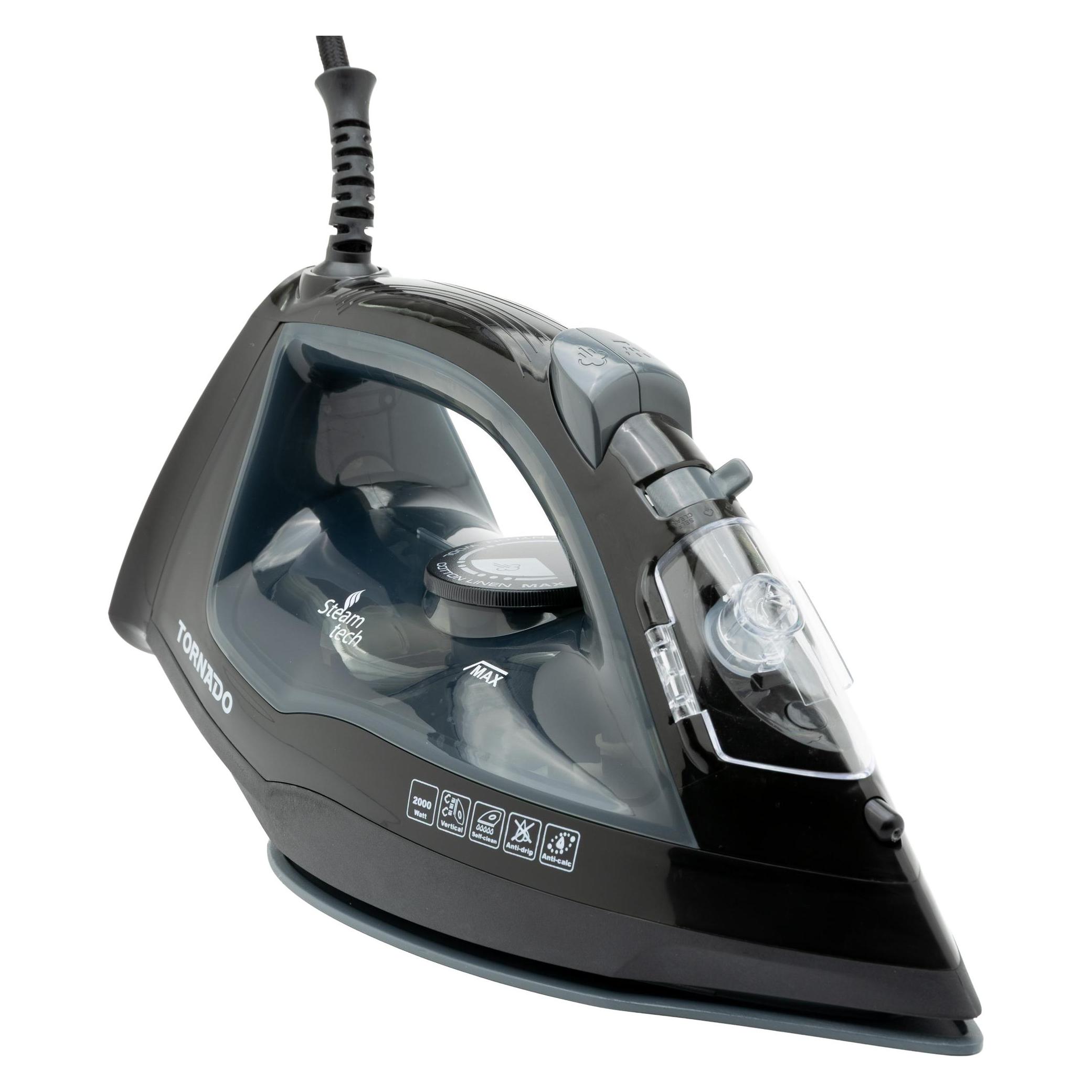 Magni Tornado Dampfbügeleisen TST-2000G Schwarz (2000 W, 170 g/min) (TST-2000G)