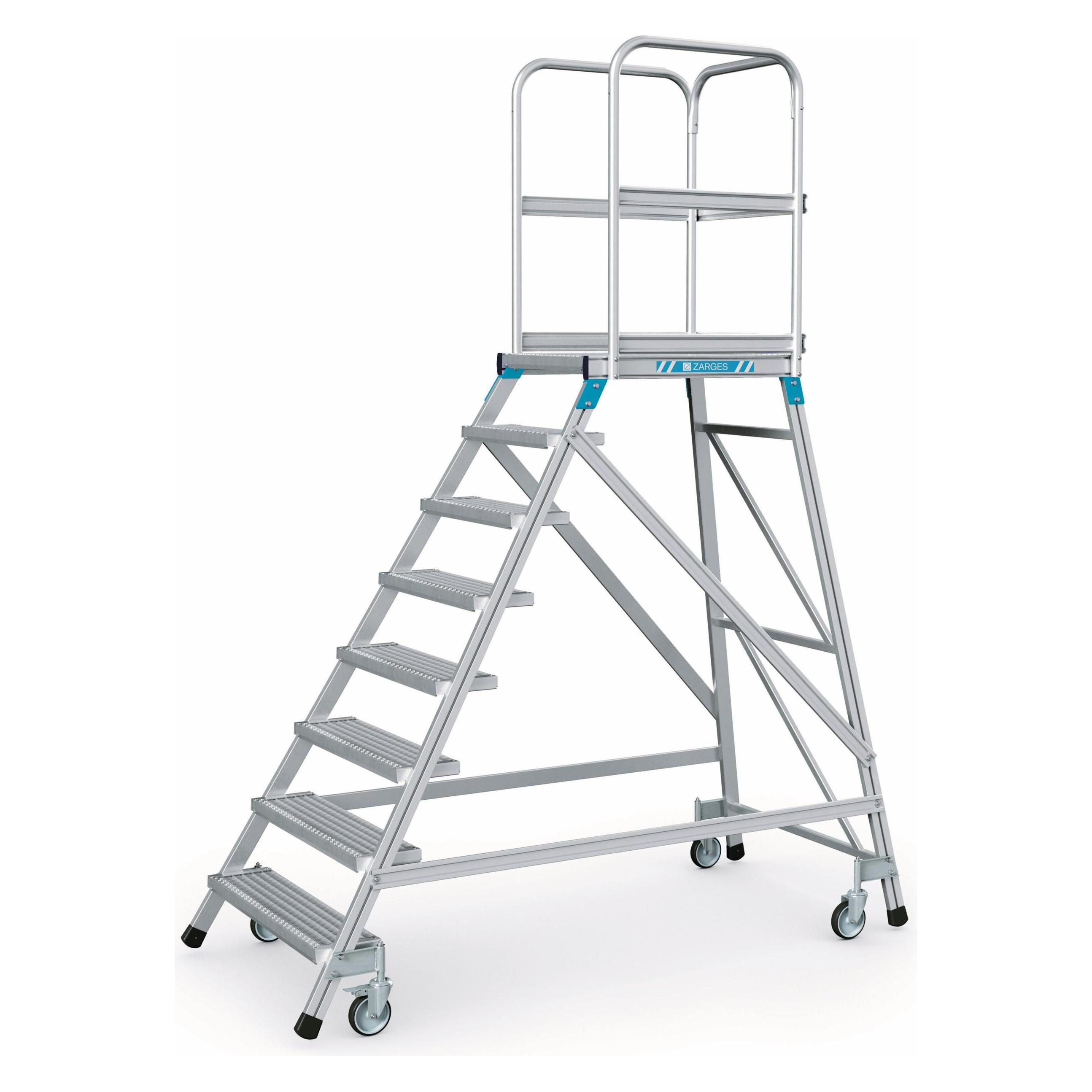 Zarges Podesttreppe, einseitig (60 cm) (230602)